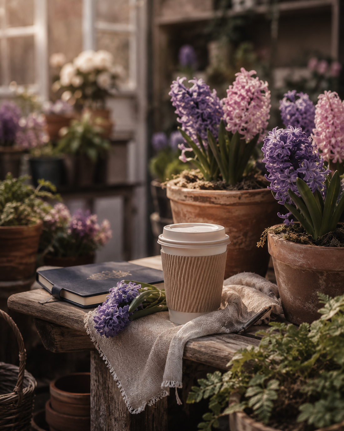 A soft editorial image representing beauty, meaning and the small things that nourish the soul
