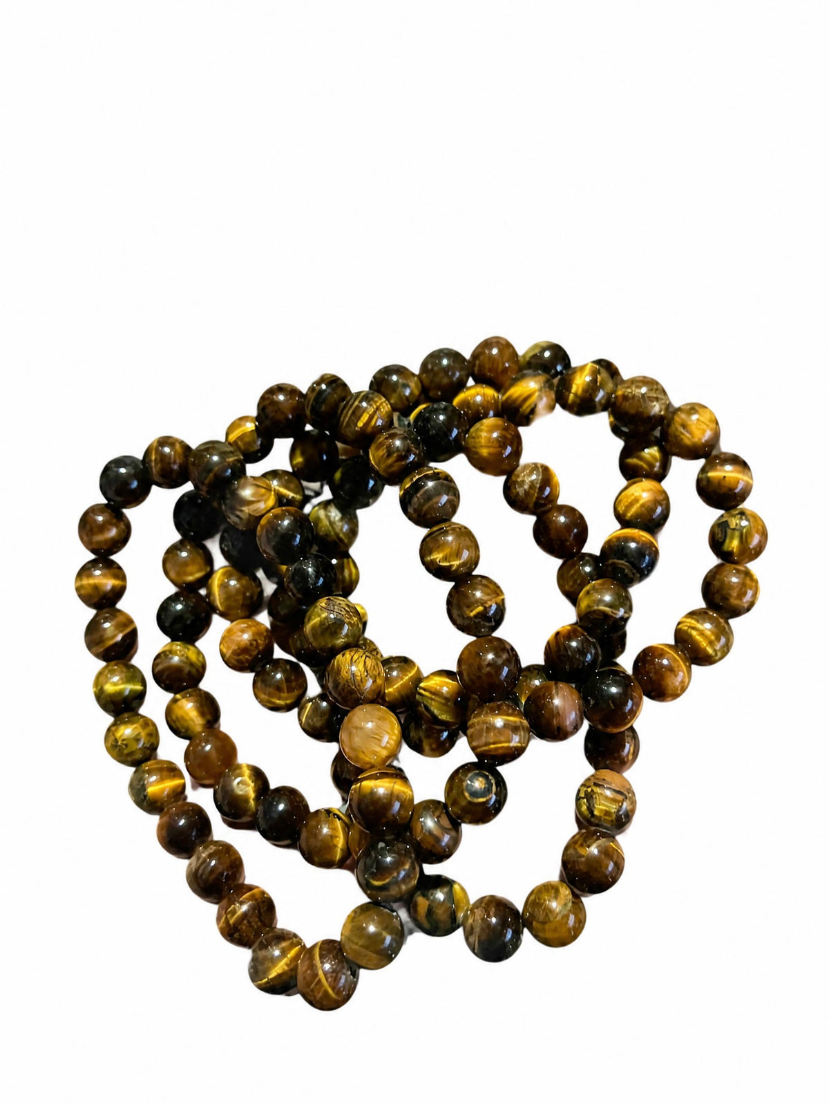 Golden Tiger Eye Beaded Bracelet – 8 mm