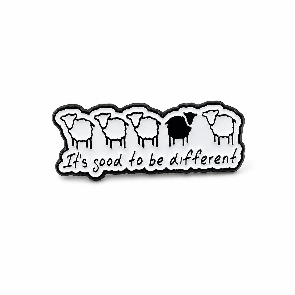 It’s Good to Be Different Metal Pin Badge