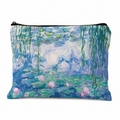 Water Lily Garden Polyester Zip Bag