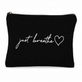 Just Breathe Linen Zip Bag