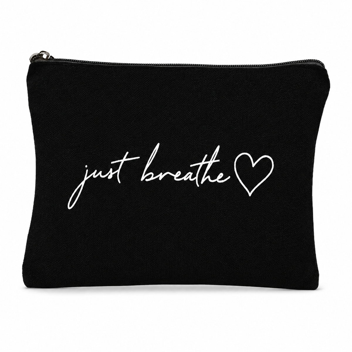 Just Breathe Linen Zip Bag