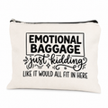 Emotional Baggage Polyester Zip Bag
