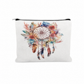 The Garden Dreams Linen Zip Bag