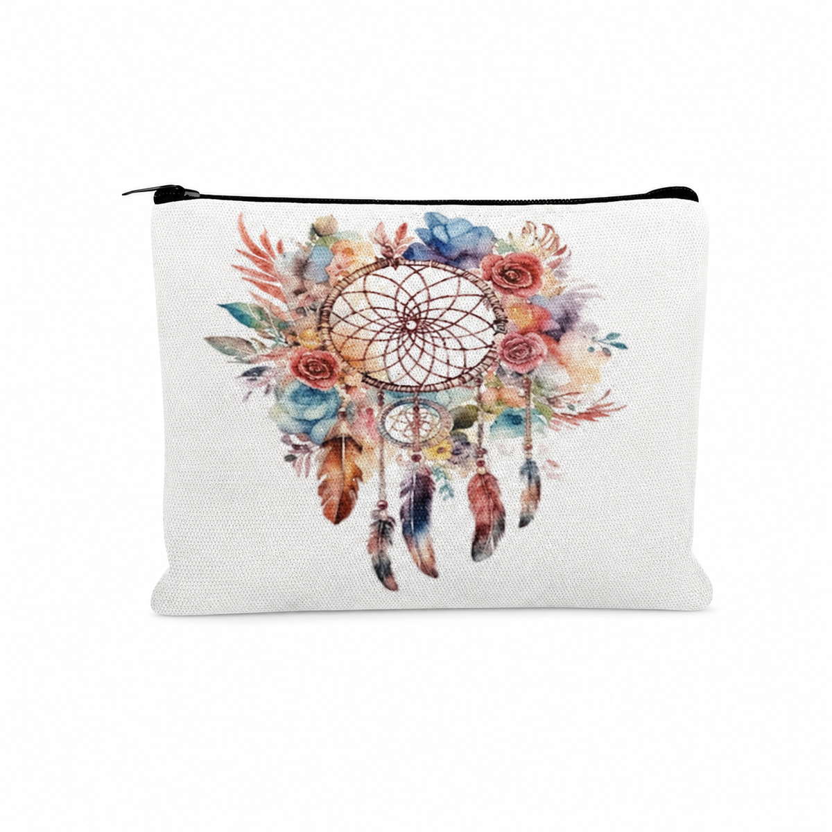 The Garden Dreams Linen Zip Bag
