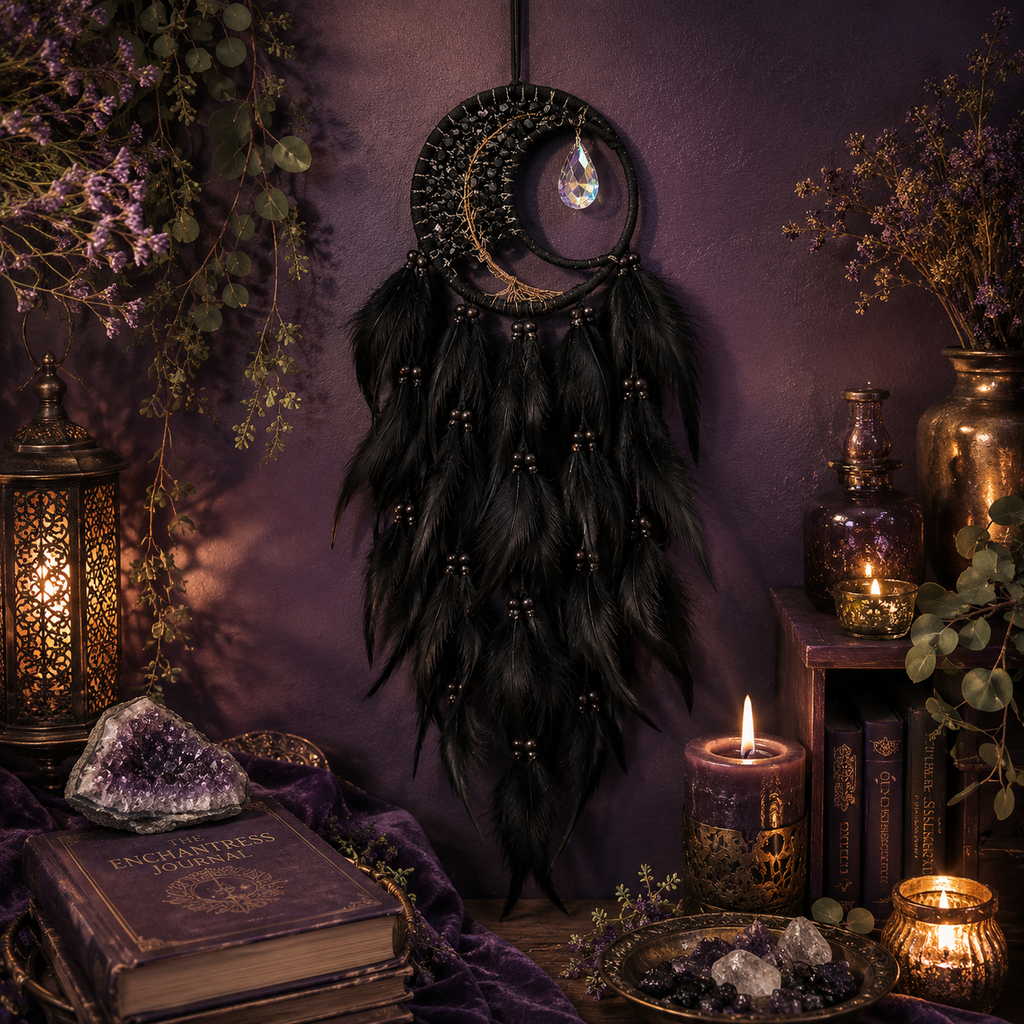Midnight Guardian Dreamcatcher