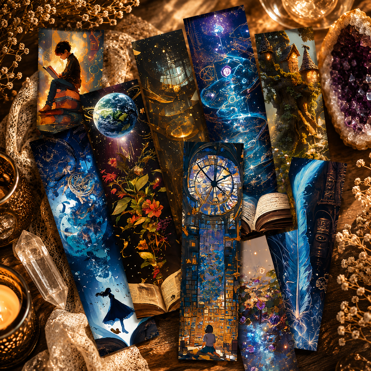 Magical Reading Inspired Bookmarks