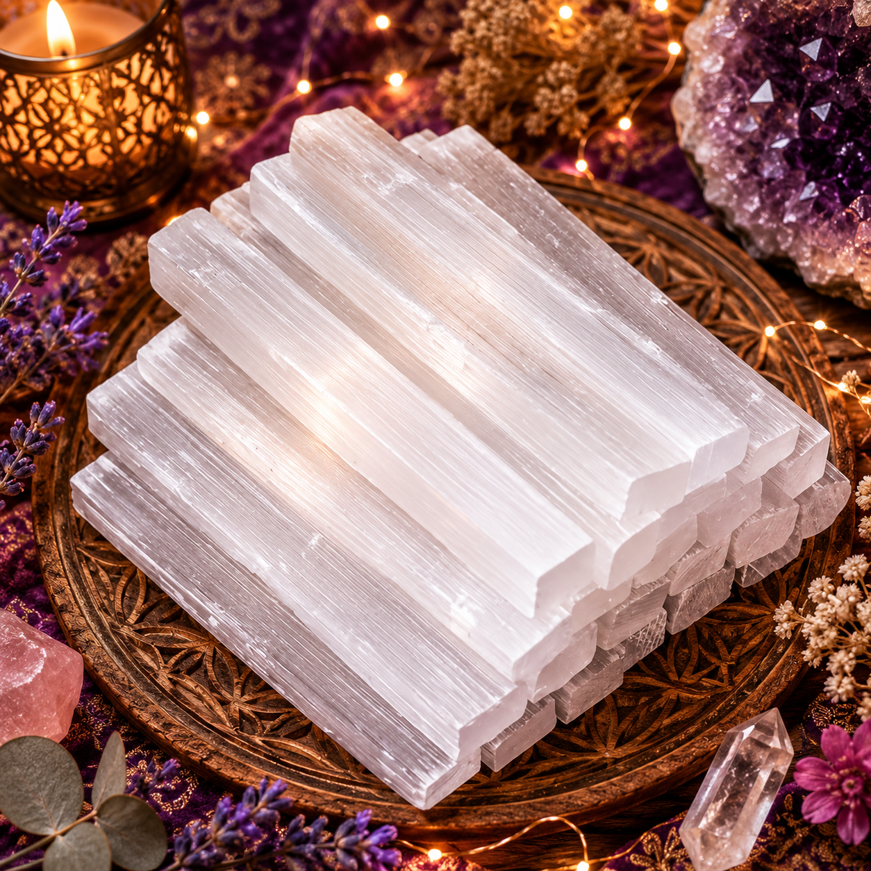 Natural Selenite Sticks