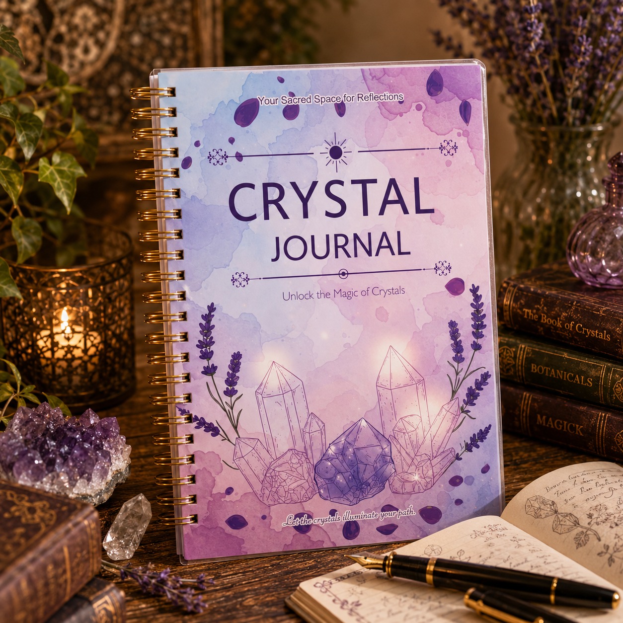 Crystal Journal – A5 Guided Crystal Collection Journal