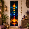 Chakra Lotus Wall Hanging – Sacred Energy Wall Art