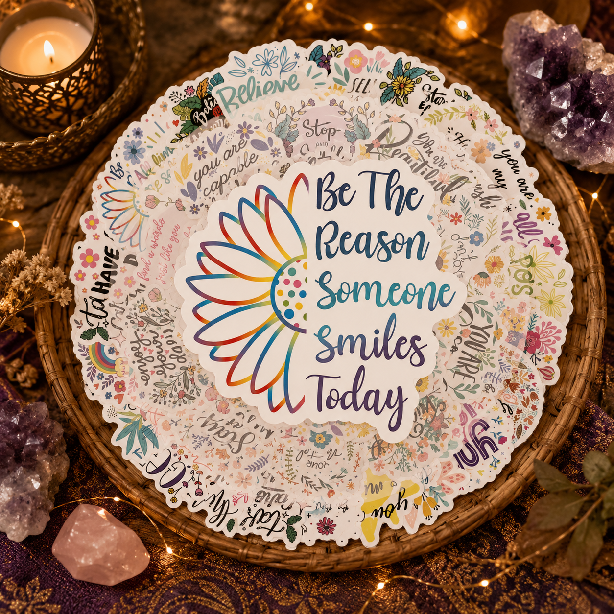 Inspirational Affirmation and Quote Stickers - Assorted