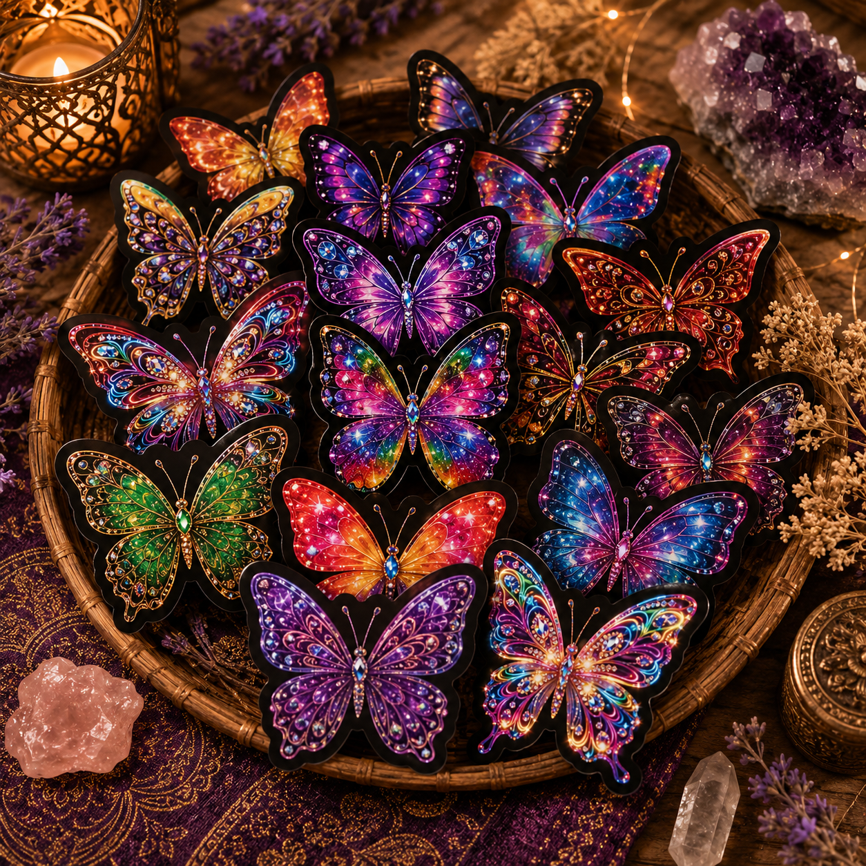 Intuitively Chosen Butterfly Stickers Assorted