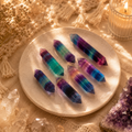Genuine Rainbow Fluorite Double Terminated Point