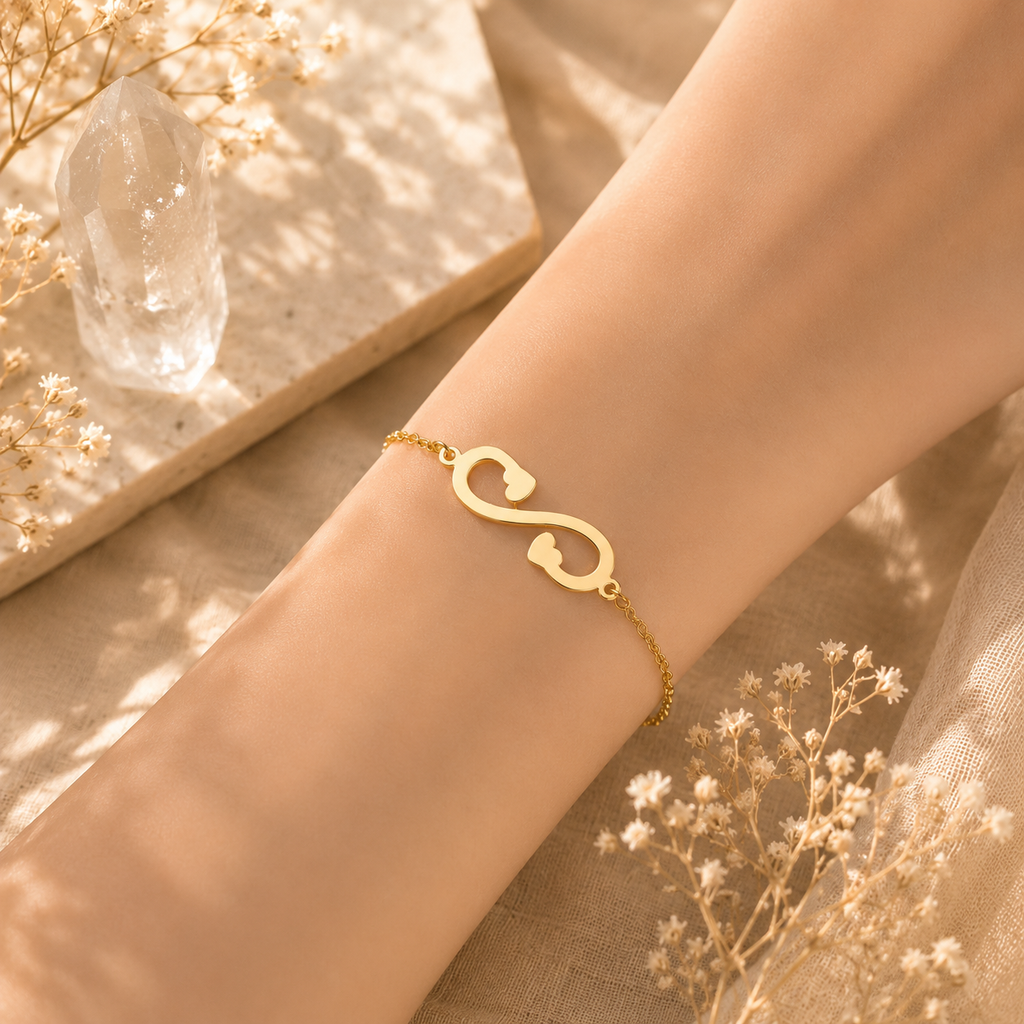 Infinite Affection Bracelet - Gold