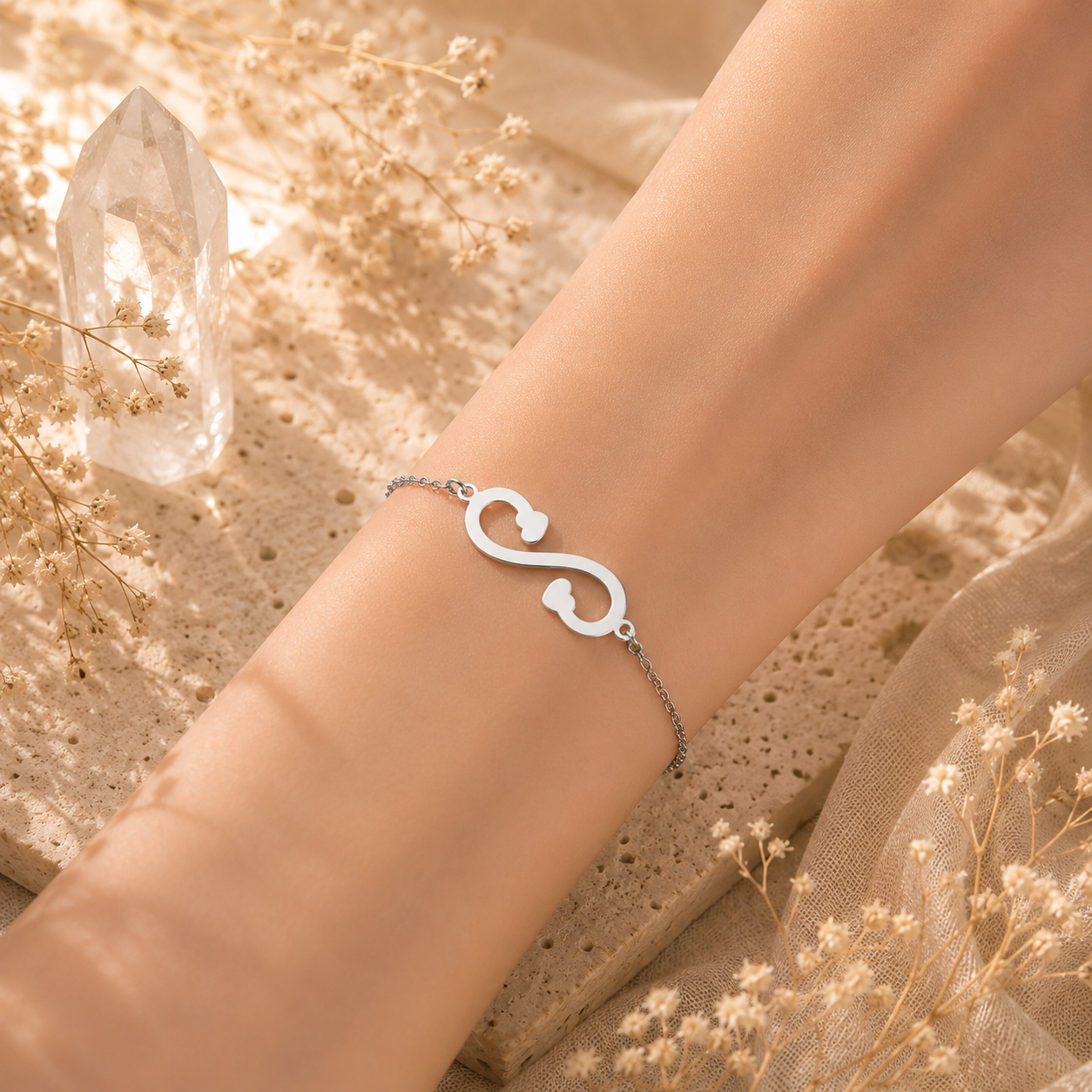 Infinite Affection Bracelet – Stainless Steel