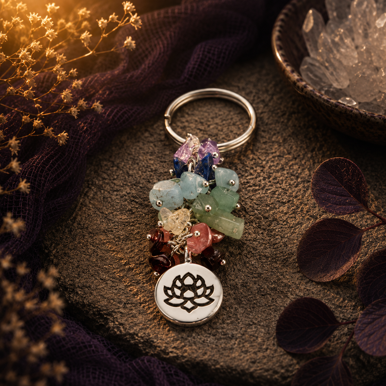 The Lotus Path Keyring