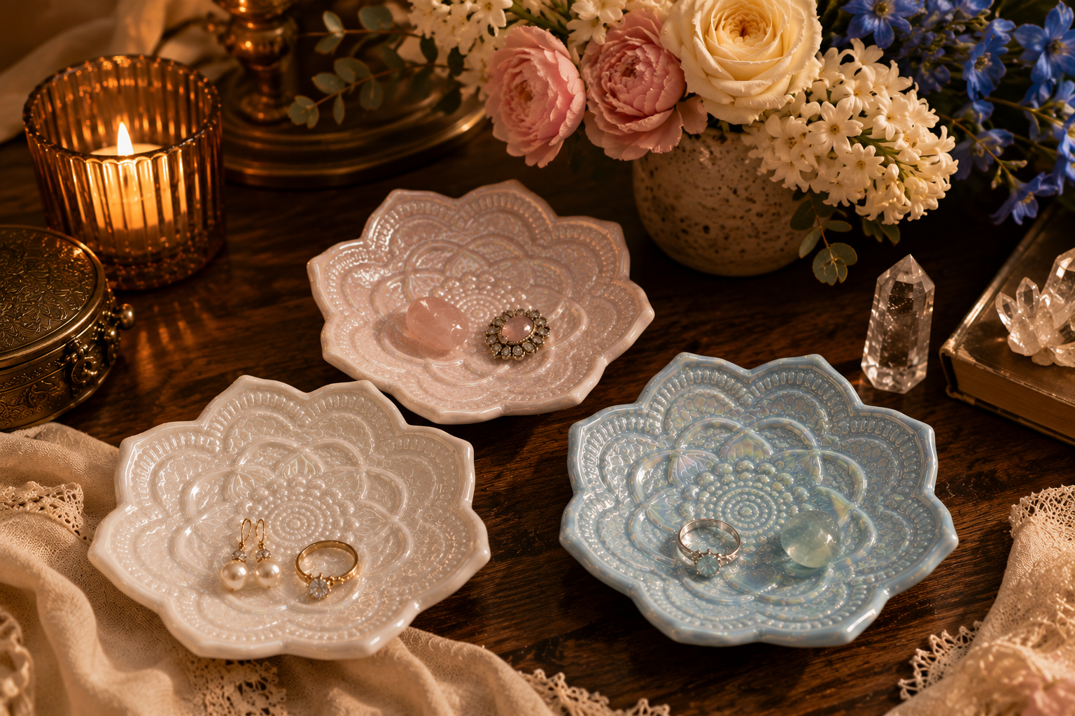 The Moonpetal Mandala Dish Collection