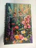 Enchanted Fairy Garden A5 Spiral Bound Ruled Notebook