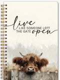 Open Gate A5 Spiral Bound Ruled Notebook