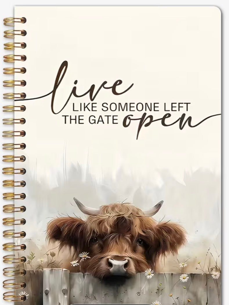 Open Gate A5 Spiral Bound Ruled Notebook