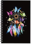 Butterfly Dreamcatcher A5 Spiral Bound Ruled Notebook