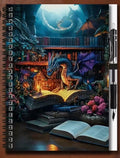 Fantasy Dragon A5 Spiral Bound Ruled notebook with pen