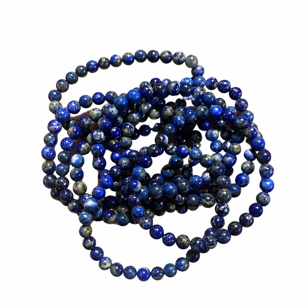 Lapis Lazuli Beaded Bracelet – 5 mm