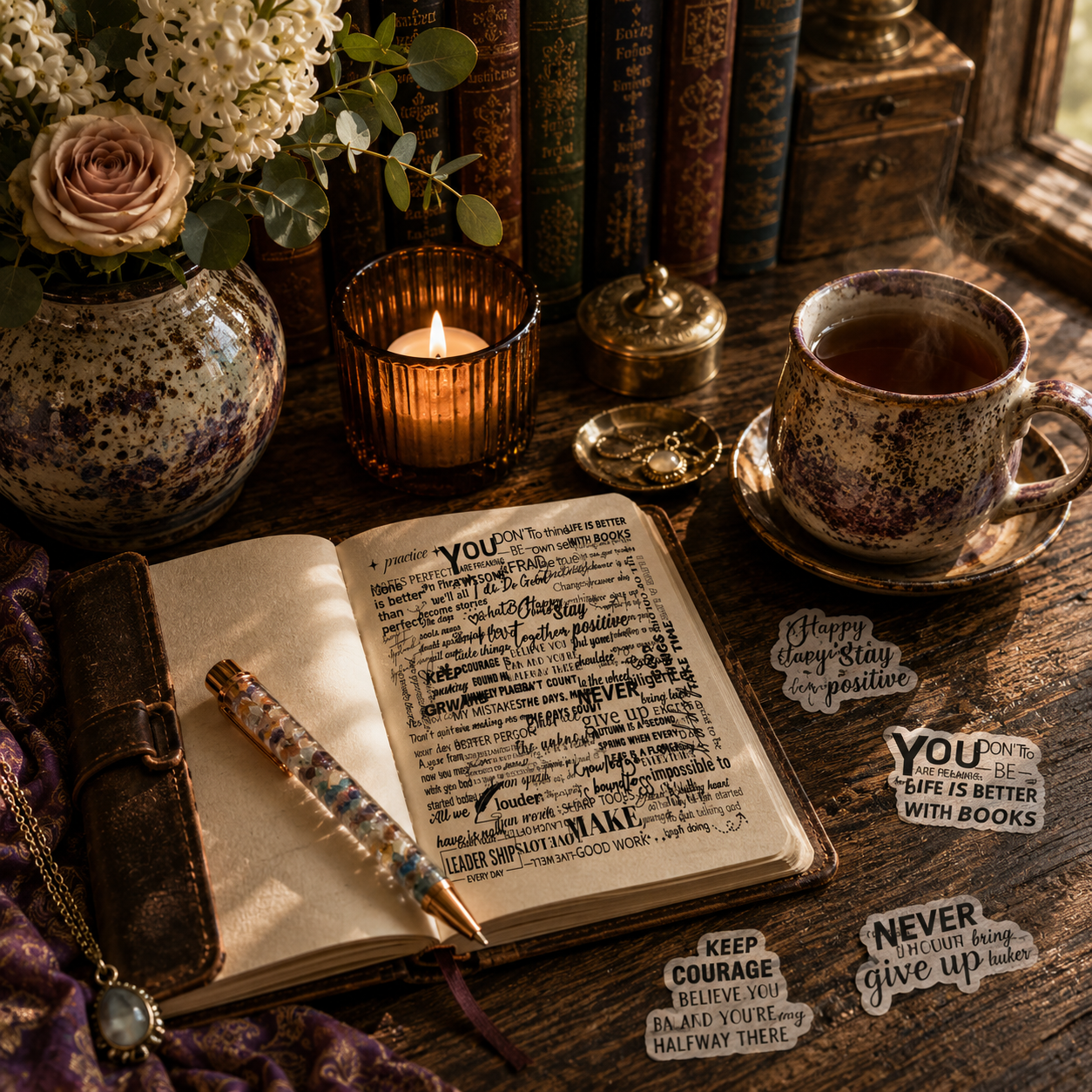 Words to Carry With You Stickers