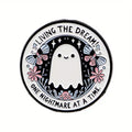 Living the Dream Plastic Pin Badge