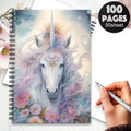 Magical Unicorn A5 Spiral Bound Ruled Notebook