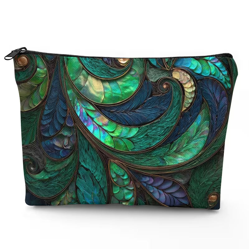 The Aotearoa Fern Polyester Zip Bag
