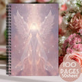 Pink Angel Goddess A5 Blank Spiral Journal