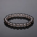 Smoky Quartz Beaded Bracelet