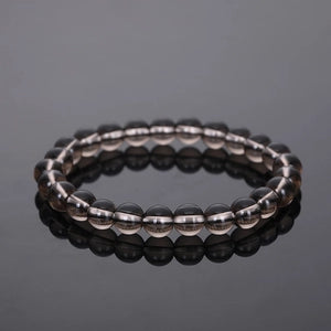 Smoky Quartz Beaded Bracelet