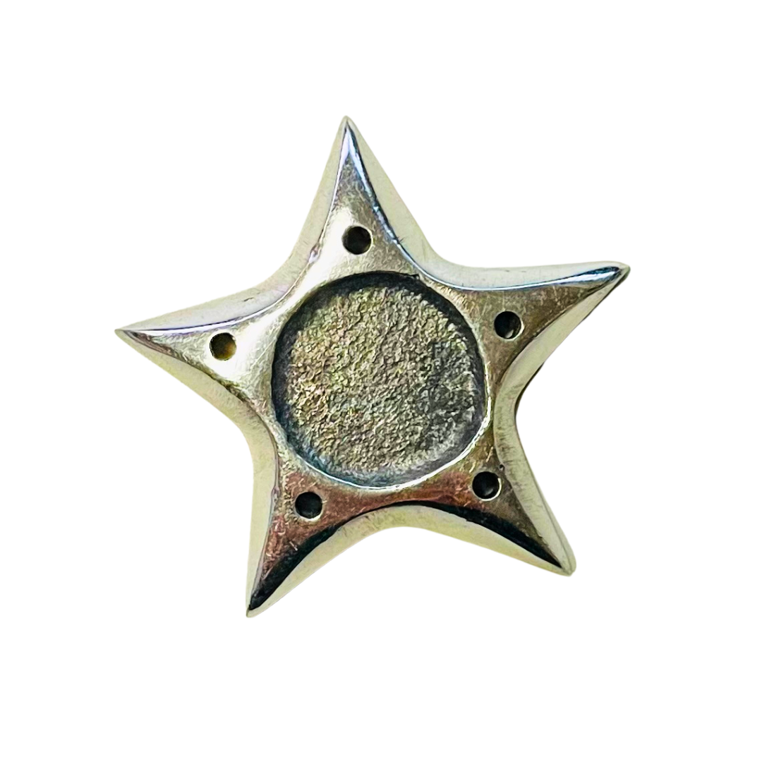 Star Aluminium Incense Holder