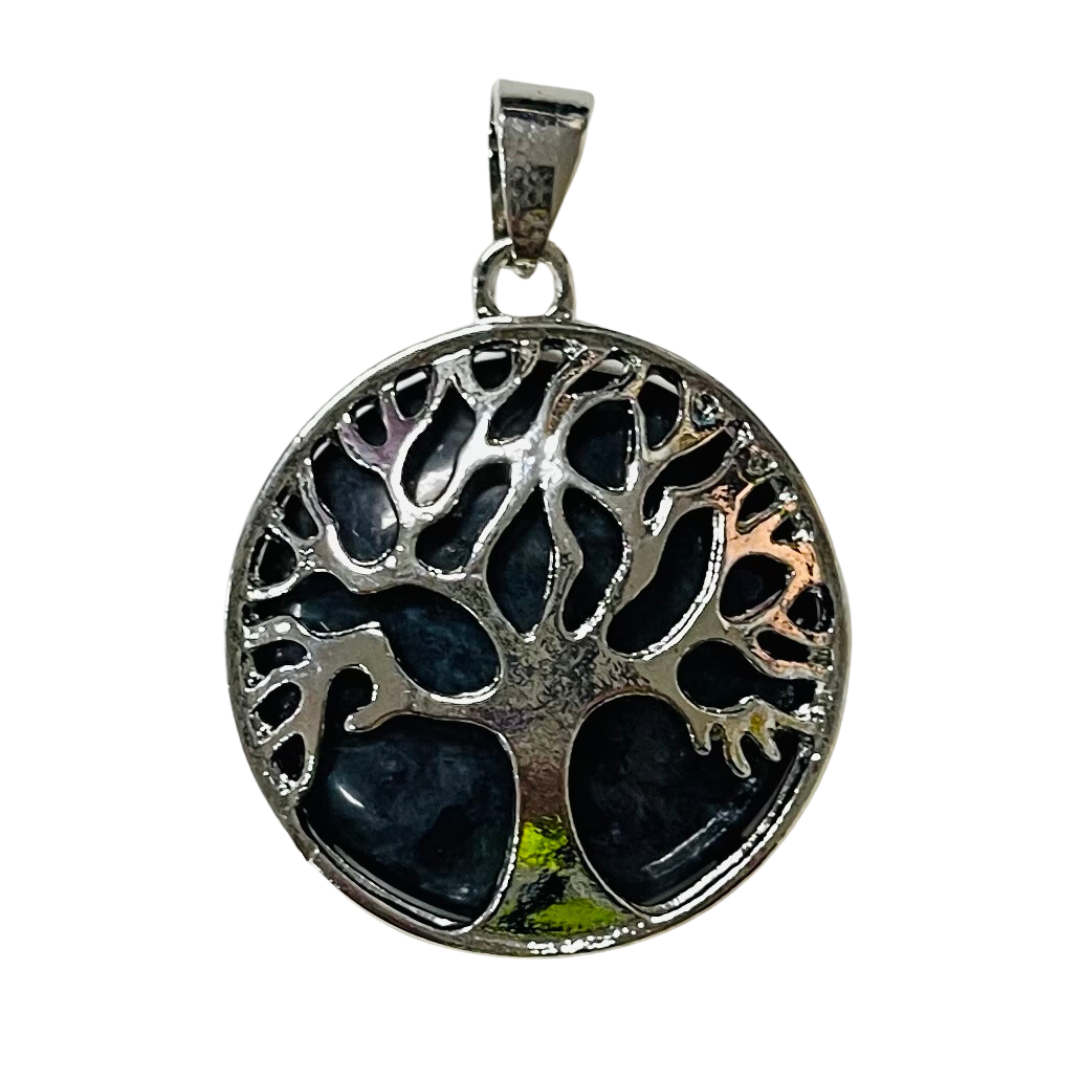 Tree of Life Larvakite Pendant