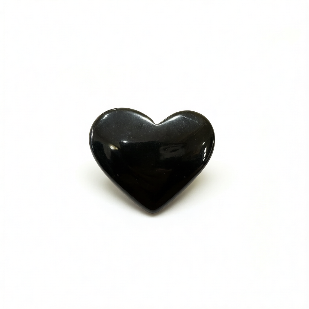 Gold Sheen Obsidian Hearts