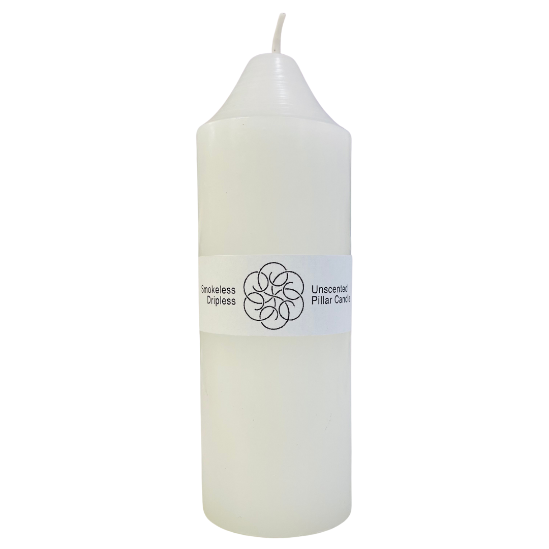 White Pillar Church Candle