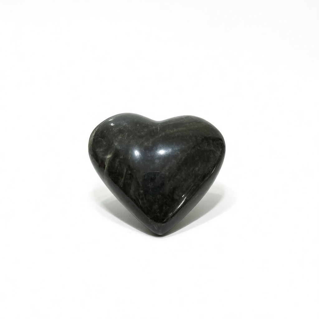 Gold Sheen Obsidian Hearts
