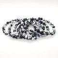 Orca Agate Beaded Bracelet – 10 mm