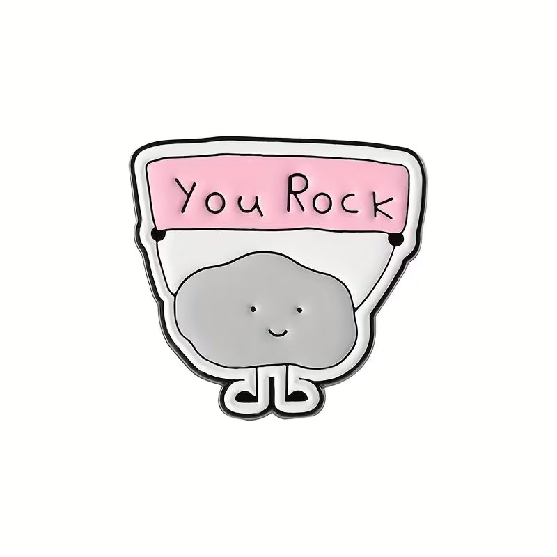 You Rock Metal Pin Badge
